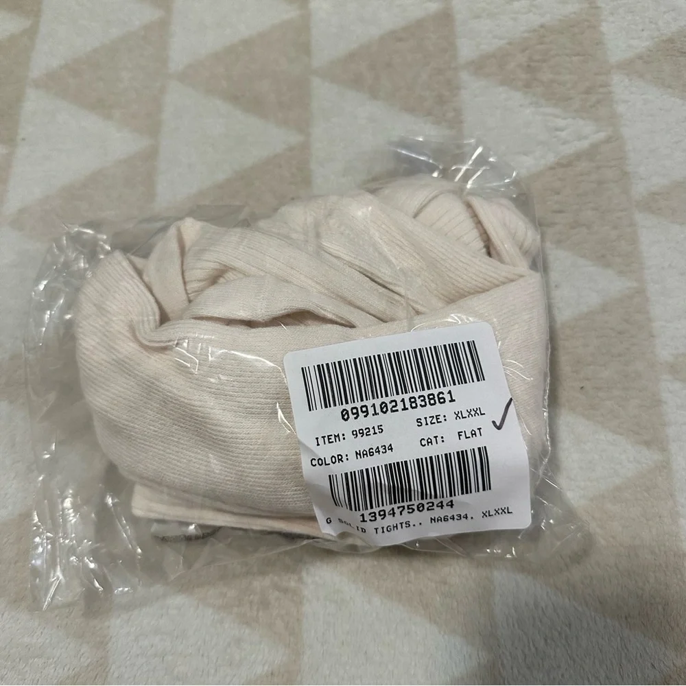 J crew girls solid tights ivory Xl/Xxl